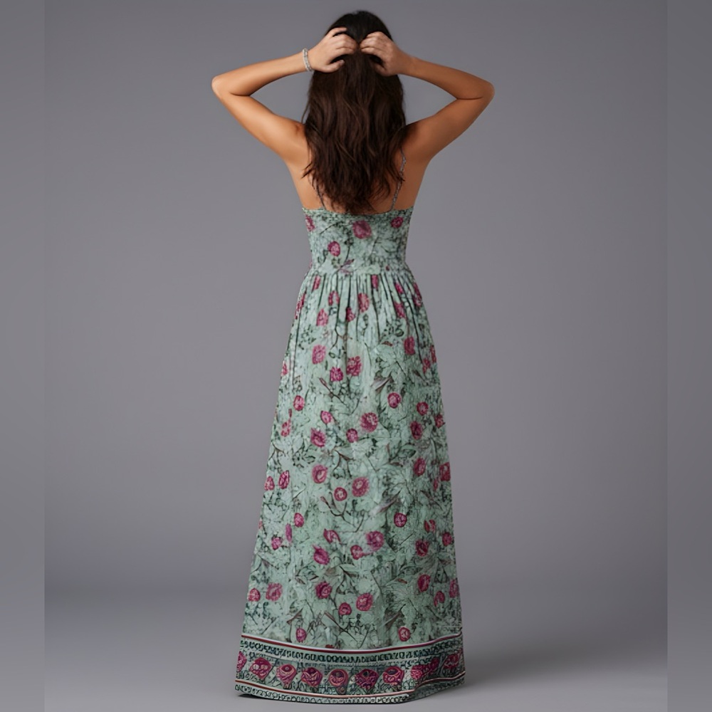 Boho Floral Print Cami Dress - Picture 8 of 14